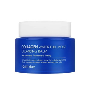 Гидрофильный бальзам FarmStay Collagen Water Full Moist Cleansing Balm